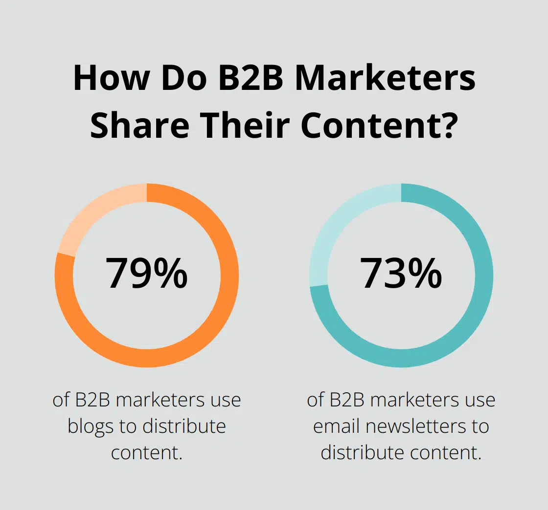 Fact - How Do B2B Marketers Share Their Content?